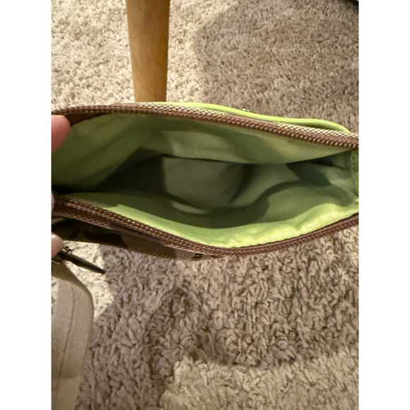 Women's Coach Crossbody Bag Small Brown Green EUC - Picture 10 of 10